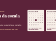 Calendários de dezembro de 2026 e dezembro de 2027 com o dia 16 marcado, ilustrando o fim da escala 6x1