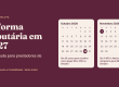 Calendários de outubro e novembro de 2026 com os dias 30 e 1º marcados, prazos da reforma tributária para prestadores de serviços